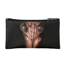 praying mantis makeup bag