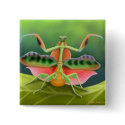 Praying Mantis Pin buttons