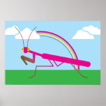 Praying mantis print