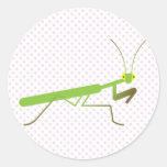 Praying mantis sticker