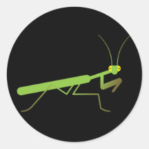 Praying mantis sticker