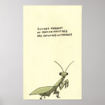 praying mantis trivia posters