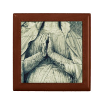 Praying Nun Statue Gift Box