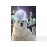 Praying POLAR BEAR Spiritual Eco Card