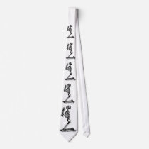 praying skeleton neck ties