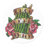 Praying Zombie Hands stickers