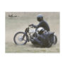Pre '65 sidecar outfit postcard