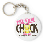 Pre-Law Chick 3 Key Chain