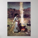 Pre-Raphaelite Waterhouse Magic Circle Poster posters