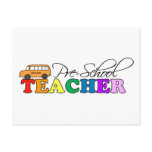 Pre-school Teacher postcards