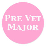 Pre Vet Major Gifts stickers