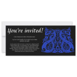 Pre Viking blue, skinny invitation
