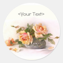 Preach Rose Still Life Stickers