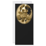 Precious And Her Fave Toy:  Sepia rack cards