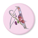 Precious Butterfly Initial A magnets