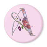 Precious Butterfly Initial A magnets