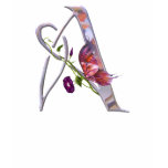 Precious Butterfly Initial A t-shirts