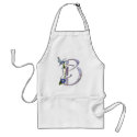Precious Butterfly Initial B aprons