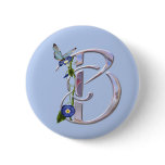 Precious Butterfly Initial B buttons