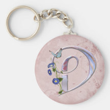 Precious Butterfly Initial D Keychain