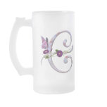 Precious Butterfly Initial E mugs