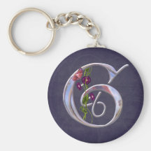 Precious Butterfly Initial G Keychains