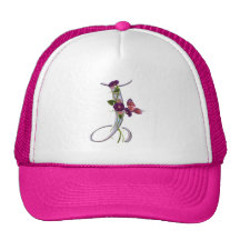 Precious Butterfly Initial J Trucker Hat