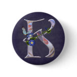 Precious Butterfly Initial K buttons