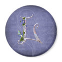 Precious Butterfly Initial L magnets