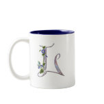 Precious Butterfly Initial L Coffee Mug