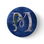 Precious Butterfly Initial M buttons