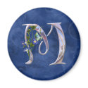 Precious Butterfly Initial M magnets