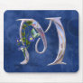 Precious Butterfly Initial M Mousemats