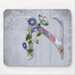 Precious Butterfly Initial N mousepads