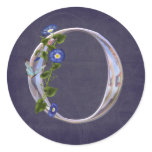 Precious Butterfly Initial O stickers
