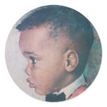 Precious Little Black Boy Vintage Stickers