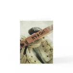 Precious Pink Footsteps Thank You Card