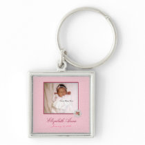 Precious Pink Girl Photo Birth Announcement