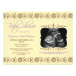 Precious Sonogram Baby Shower Invitation (yellow)