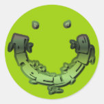 Precycle Sticker in Green Leaf  Lettering