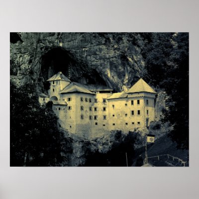 Predjama Castle Print by maciomhair
