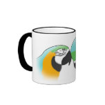 Preening Blue & Gold Macaws Mug