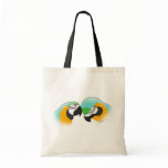 Preening Blue & Gold Macaws Tote Bag