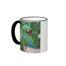 Preening Military Macaw Mug