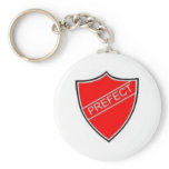 Prefect Badge Red Keychains