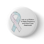 Pregnancy and Infant Loss Awareness Pin buttons