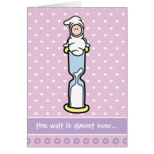 Pregnancy Support Card - Wait is almost over