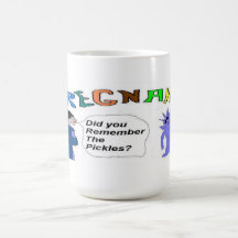 Pregnant and Pickles Coffee Mugs