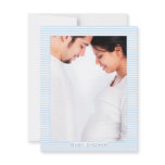 Pregnant Couples Photo Baby Boy Shower Invite