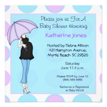 Pregnant Mum Baby Shower Invitation